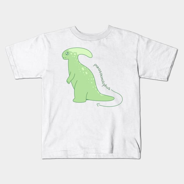 parasaurolophus Kids T-Shirt by Trijucre